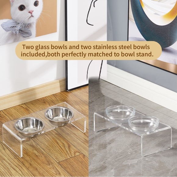 Acrylic Elevated Dog/Cat Bowls - Picture 4 of 4